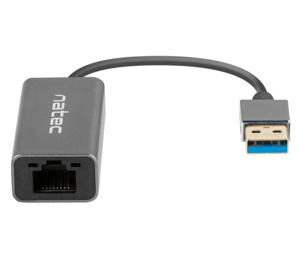 Natec KARTA SIECIOWA CRICKET USB 3.0 1X RJ45 1GB NA KABLU - 1470233 - zdjęcie 2